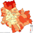 Mapa miesiąca GfK: Średnia wielkość gospodarstwa domowego w warszawskich dzielnicach