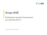 Grupa Banku BGŻ: 108,5 mln zł zysku netto w pierwszym półroczu