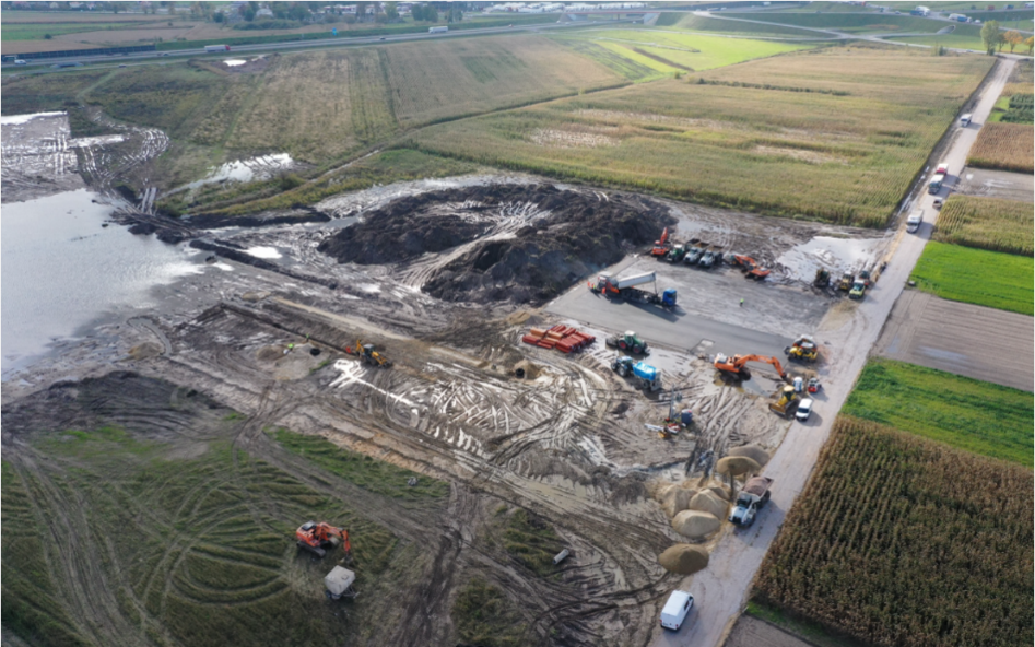 Ruszają pierwsze inwestycje magazynowe w parku logistyczno-przemysłowym przy planowanym Centralnym Porcie Komunikacyjnym [DEPESZA]